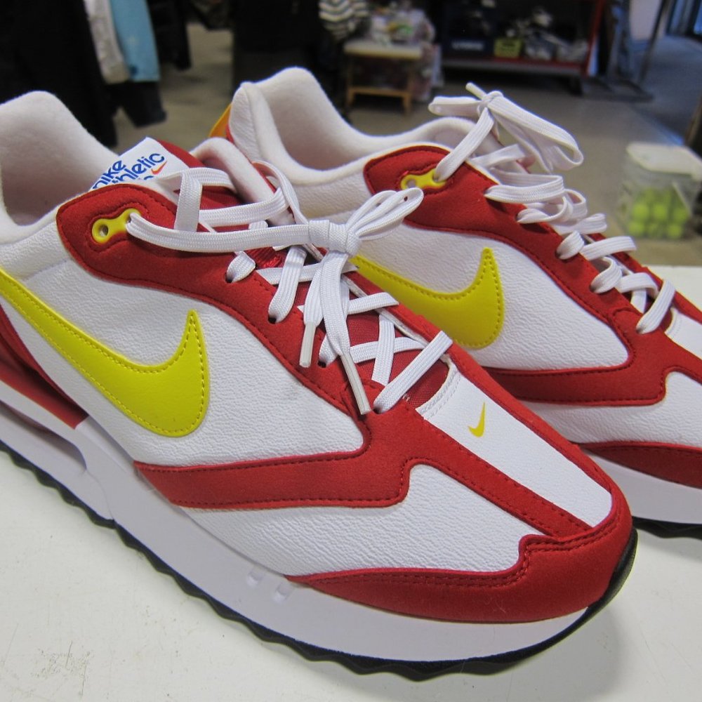 Nike Air Max Dawn Women's 12 Cardinal/Gold/White Athletic Shoe's DQ8595-011